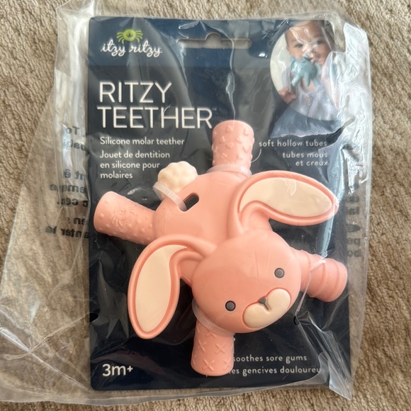 Last One 🔥 Itzy Ritzy Pink Ritzy Teether - Picture 1 of 2